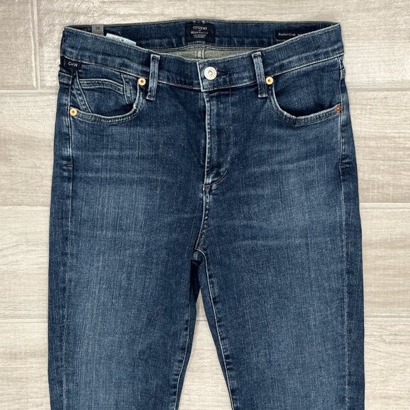 Citizens of Humanity Rocket Crop Mid-Rise Skinny Jeans in Alto Cropped Size 28 - Picture 5 of 15